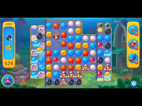 fishdom level 4295 / niveau 4295 full auto-booters