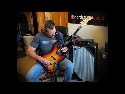 Ghost Bass "Jaco Jazz" w/vintage Fender pickups rewound by Nordstrand