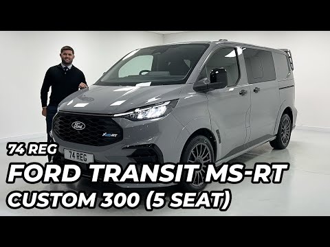 74 Reg Ford Transit Custom 300 MS-RT 2.0 Ecoblue (5 Seat) (VAT Q) 🏁