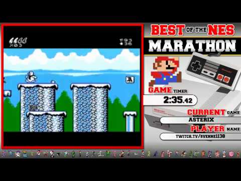 #BestOfNES Marathon! Asterix by Svenne! *World Record*