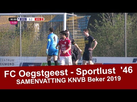 Samenvatting FC Oegstgeest - Sportlust 46 KNVB Beker 2019