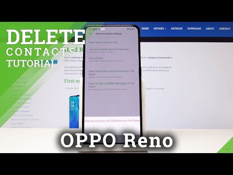 How to Clean Delete Contacts in Oppo Reno - Clear Call History