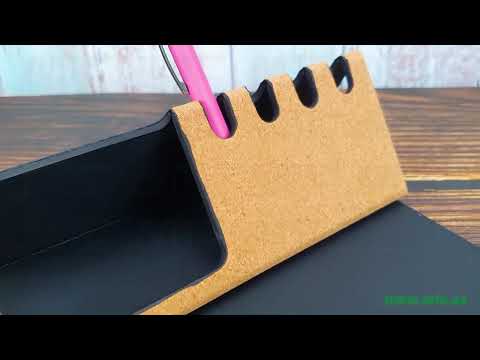 Multi Function Foldable Cork+PU Mousepad MPD-260-CO