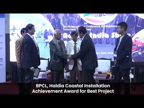 1st IndSTT Trenchless Excellence Awards 2022 (ITEA 2022) Winner BPCL Haldia Coastal Installation