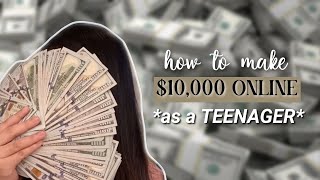 How to make money FAST as a teenager 💰💸