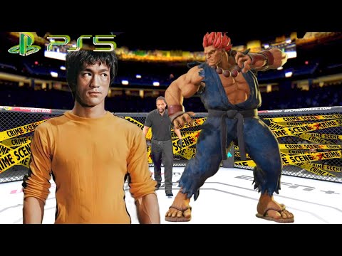UFC4 Bruce Lee vs. Akuma Fighter EA Sports UFC 4