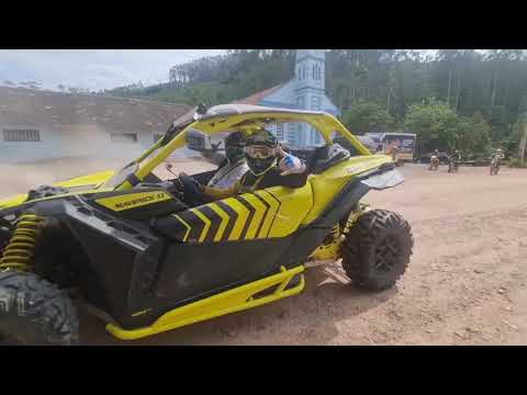 Trilha em Apiuna / SC 17-10-20 - UTV Can Am Maverick X3 + Motos + Quadri + Zforce 1000