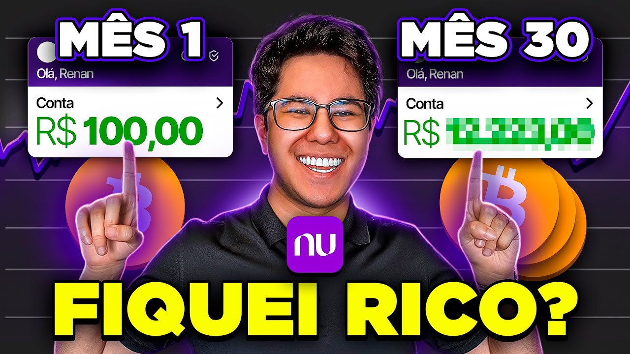 30 MESES COMPRANDO BITCOIN PELO NUBANK NA PRÁTICA!