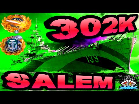 Salem drückt 302K DMG *BURRRN* "300K Club" ⚓️ in World of Warships 🚢