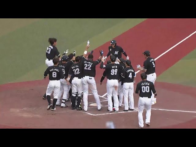 【9回裏】ヒロミサンセット!! マリーンズ・岡大海がサヨナラホームラン!!   2024年5月19日 千葉ロッテマリーンズ 対 北海道日本ハムファイターズ