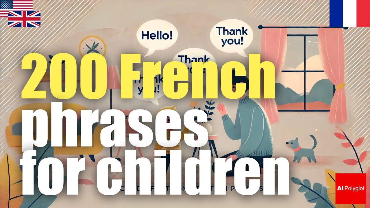 200 French phrases for children | Passive listening | with hiragana episode artwork