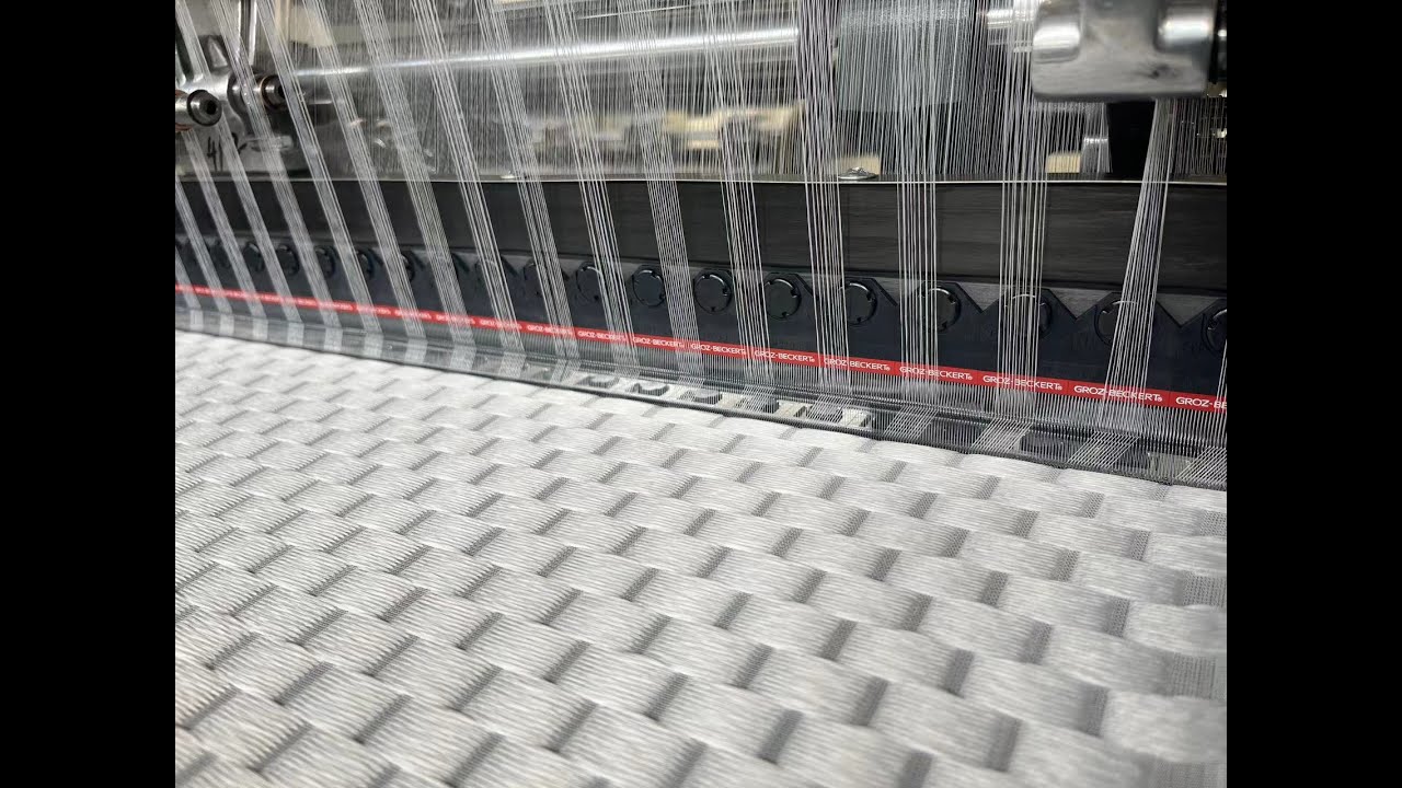 Turtle Velvet Textile Sampling | HKS4EL Tricot Machine