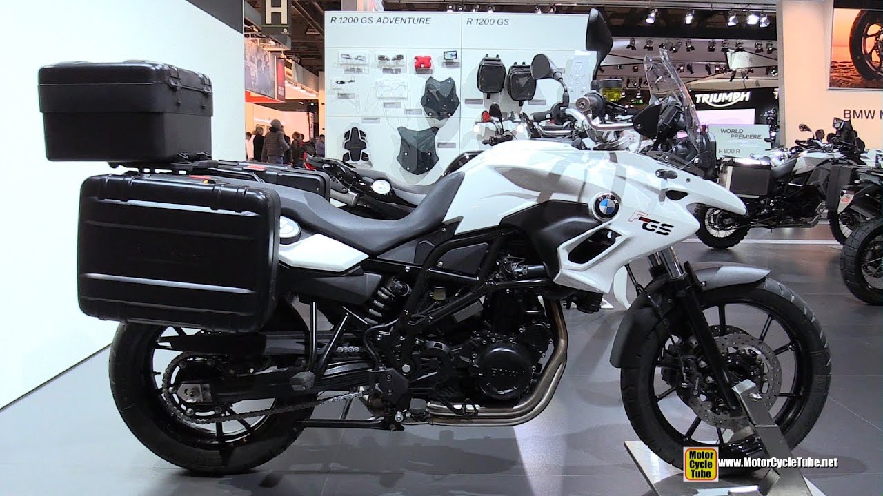 2015 BMW F700 GS Low Seat - Walkaround - 2014 EICMA Milan Motorcycle Exhibition