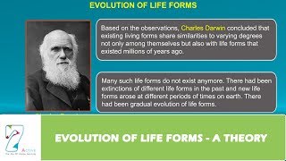 EVOLUTION OF LIFE FORMS - A THEORY