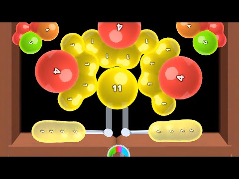 👁️‍🗨️ Satisfying Mobile Game Melty Bubble vs Puff Up - jelly 2048 ball New Update Gameplay Android