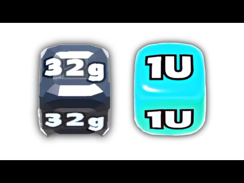 Jelly Run 2048 Ultimate Race – 1T vs 2Q Cube | Max Score 1U vs 32g
