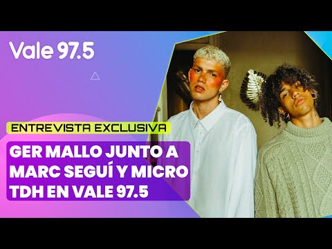 Marc seguí y Micro TDH presentaron "La culpa" en Vale97.5