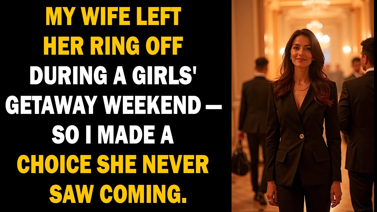 She Took Off Her Wedding Ring on a Girls' Trip — I Walked Away Without a Word