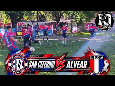 ⚽SAN. CEFERINO VS ALVEAR 🏆Despedida cat.13 📍Villa G Gálvez, Santa Fe 🎥La pelota siempre al 10