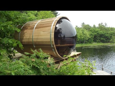 How To Build Your Panoramic View Barrel Sauna