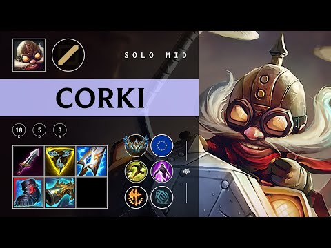 Corki Mid vs Aurora - EUW Challenger Patch 25.22