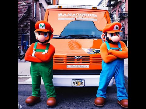 Super Mario Bros. Plumbing Commercial but it's AI generated images