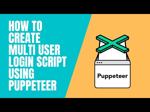 How to create a multi user login script same website | Logging through multiple accounts puppeteer