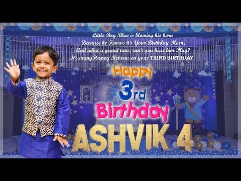 Happy 3rd Birthday Ashvik by Rakkesh Soni Photography