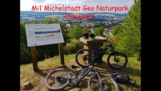 36 Volt Biker: eMTB Mi1 Michelstadt alle Trails Geo Naturparkstrecke Odenwald