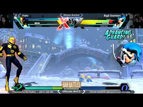Bar Battles #2 - UMvC3 Winners - Vato VS BigE Damian