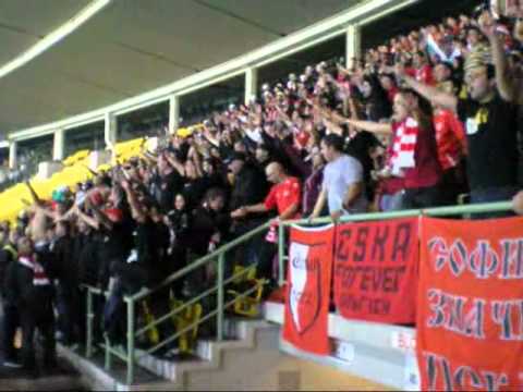 ULTRAS CSKA in Vienna [Rapid Wien 1:2 CSKA Sofia] 04.11.2010
