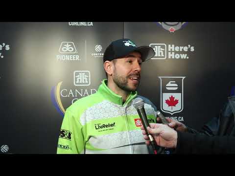 2019 Home Hardware Canada Cup - Media Scrum - Men's Final