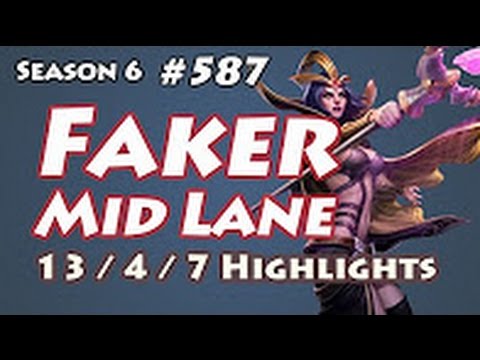SKT T1 Faker - LeBlanc vs Aurelion Sol - KR LOL SoloQ Highlights, Oct 26 2016