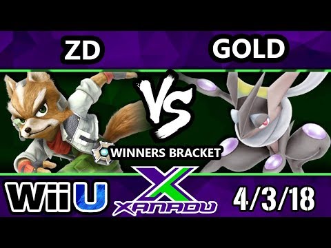 S@X 244 Smash 4 - ZD (Fox) Vs. Gold (Greninja) - Wii U Winners Bracket