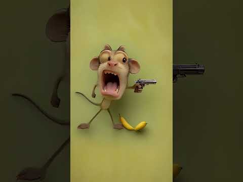 Banana na nana 🐒🍌#funny #cartoon #animation #viralshort #viralshorts #shorts #memes #banana #monkey
