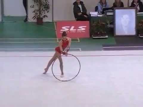 STEPHANIE KIRYAKOVA (Hoop)-19-th Int.RG Tournmt"LEVSKY"Cup-Sofia 11-12.10.2014