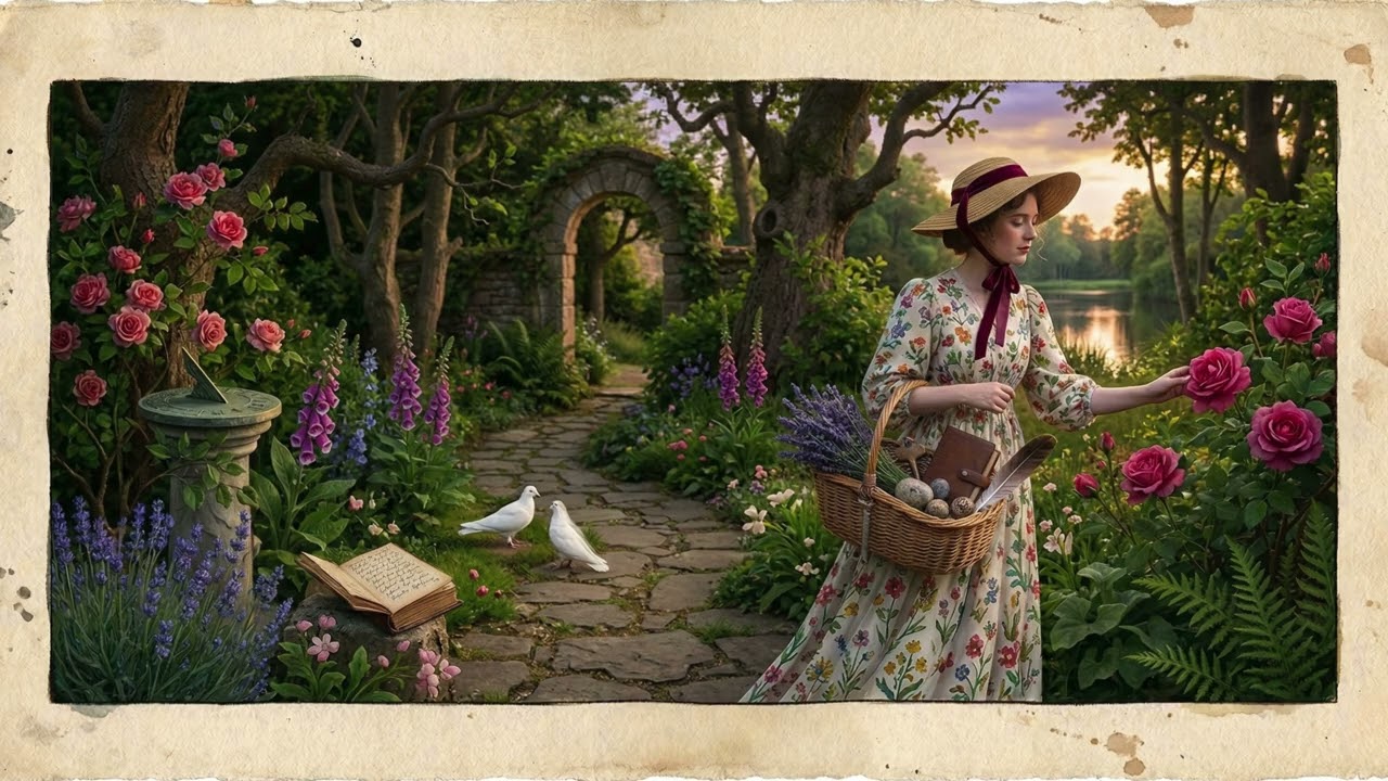 Embracing Slow Living A Vintage Cottagecore Afternoon for TV Screensaver