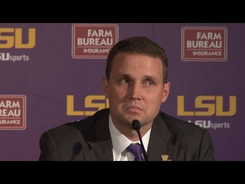 Video: LSU's Will Wade & AD Joe Alleva Address Media Following Wayde Sims' Death