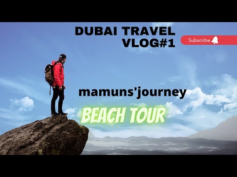 Dubai beach tour Vlog #1 Dream land Jumeira Public Beach ♥️♥️