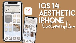 *iOS 14* Aesthetic iPhone customization with Widgets + Tips & Tricks, Shortcut Apps.