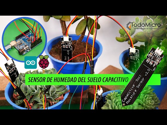 Vídeo relacionado con Aideepen Módulo higrómetro de sensor de humedad del suelo V1.2 capacitivo, analógico, sensor de humedad del suelo, resistente a la corrosión, módulo para plantas