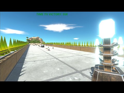 Race of peaks and obstacles - Animal Revolt Battle Simulator | ARBS