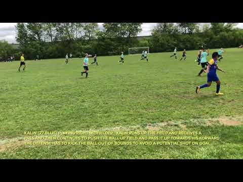KALIN'S HIGHLIGHTS WITH NOVI SC U13 GOLD TEAM VS MICHIGAN TIGERS FC 2009 BLUE DIVISION 1
