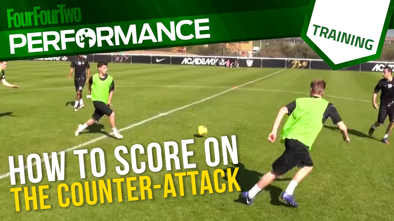 How to hit a team on the counter-attack | Soccer drill | Tactics | Nike Academy - YouTube