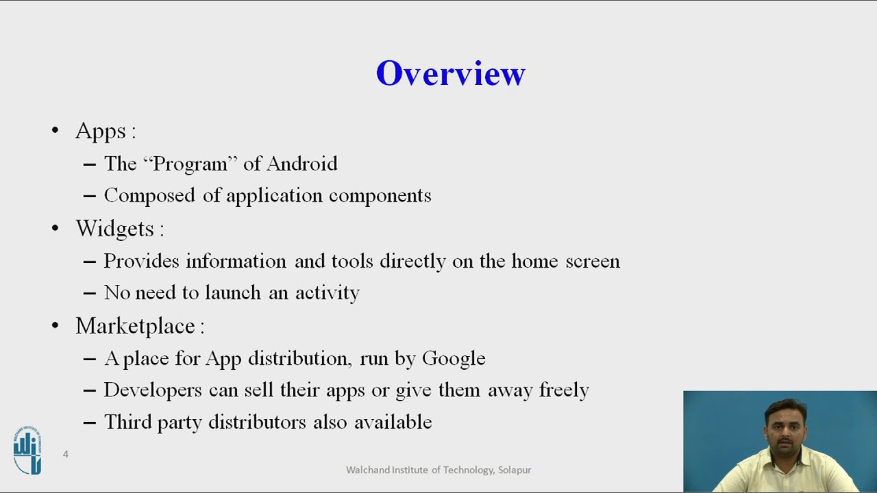 SSP MAD Android Features, Programming and Apps