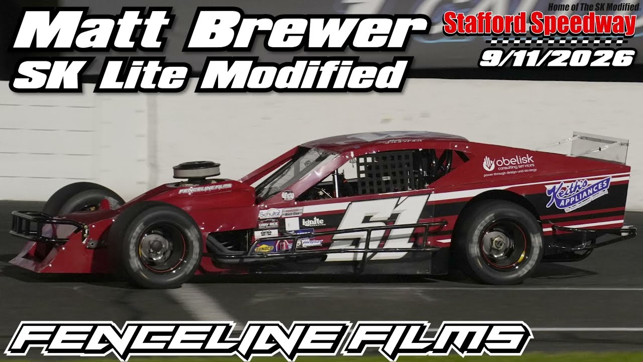 Matt Brewer SK Lite Modified at Stafford Speedway
