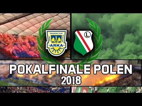 Stimmung beim polnischen Pokalfinale |  (Arka Gdynia - Legia Warschau)