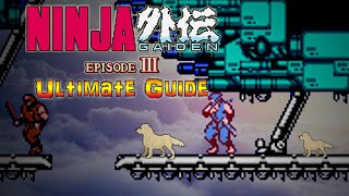 #NinjaGaiden3 Ninja Gaiden III - NES - ULTIMATE GUIDE - ALL Stages, ALL Bosses, ALL Secrets, 100%!