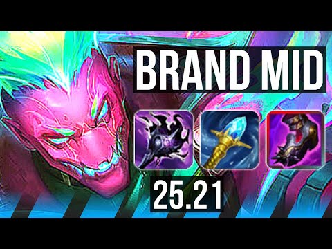 BRAND vs SYNDRA (MID) | 500+ games, 10/4/10 | EUW Master | 25.21