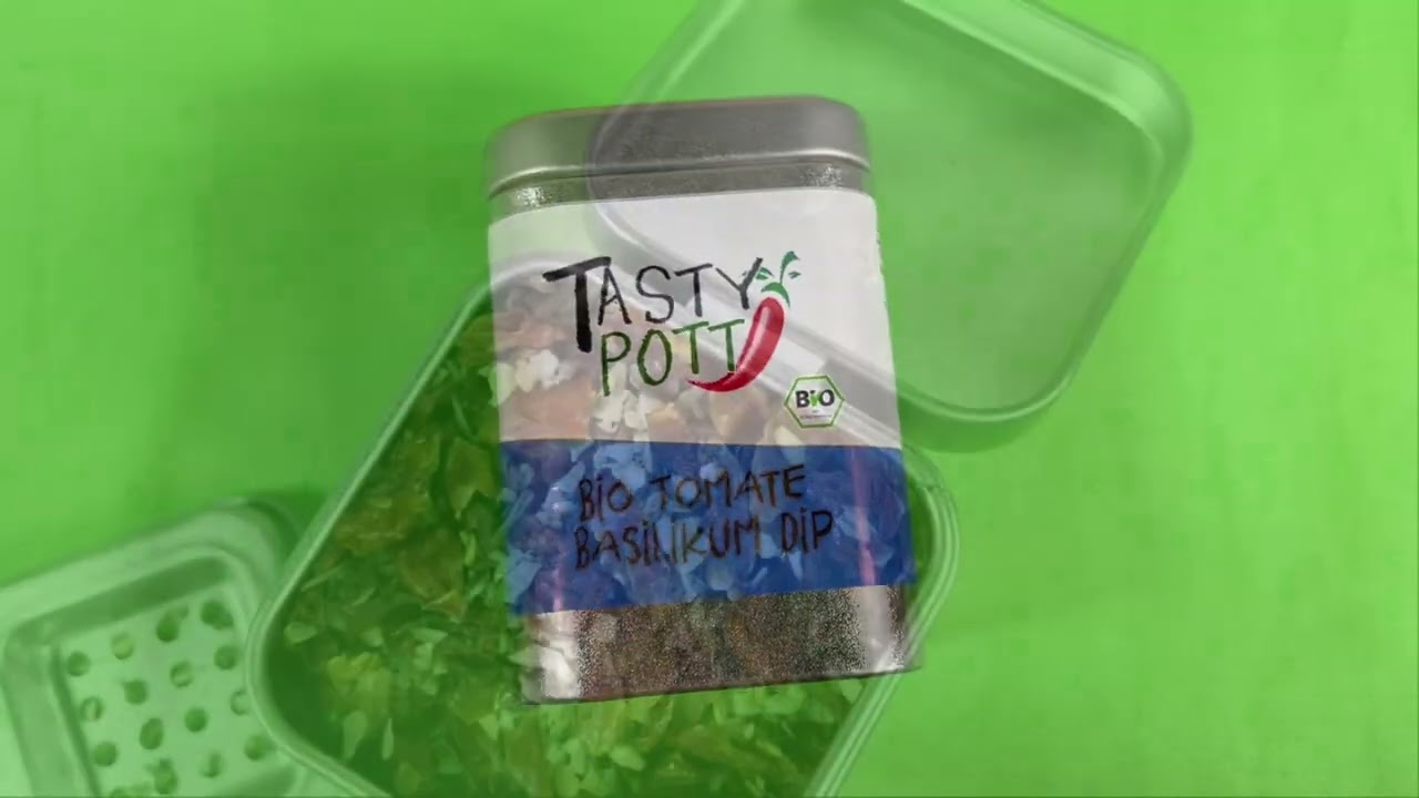 Vorschau: Tasty Pott Bio Tomate Basililum Dip Kräutermischungen Nachfüllbeutel 250g